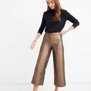 MADEWELL Emmett Wide-Leg Crop Pants Sz 27